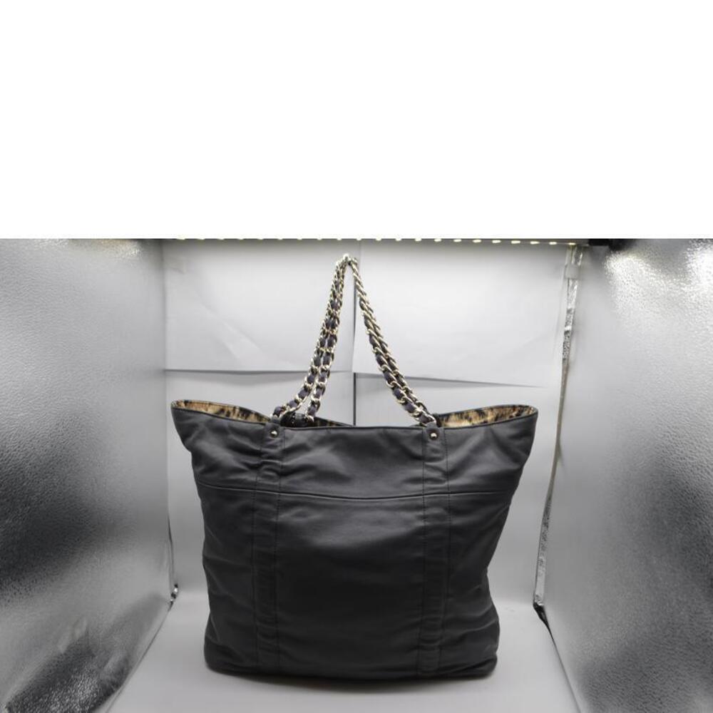 Furla Leather Bag Tote Calfskin Chain Shoulder